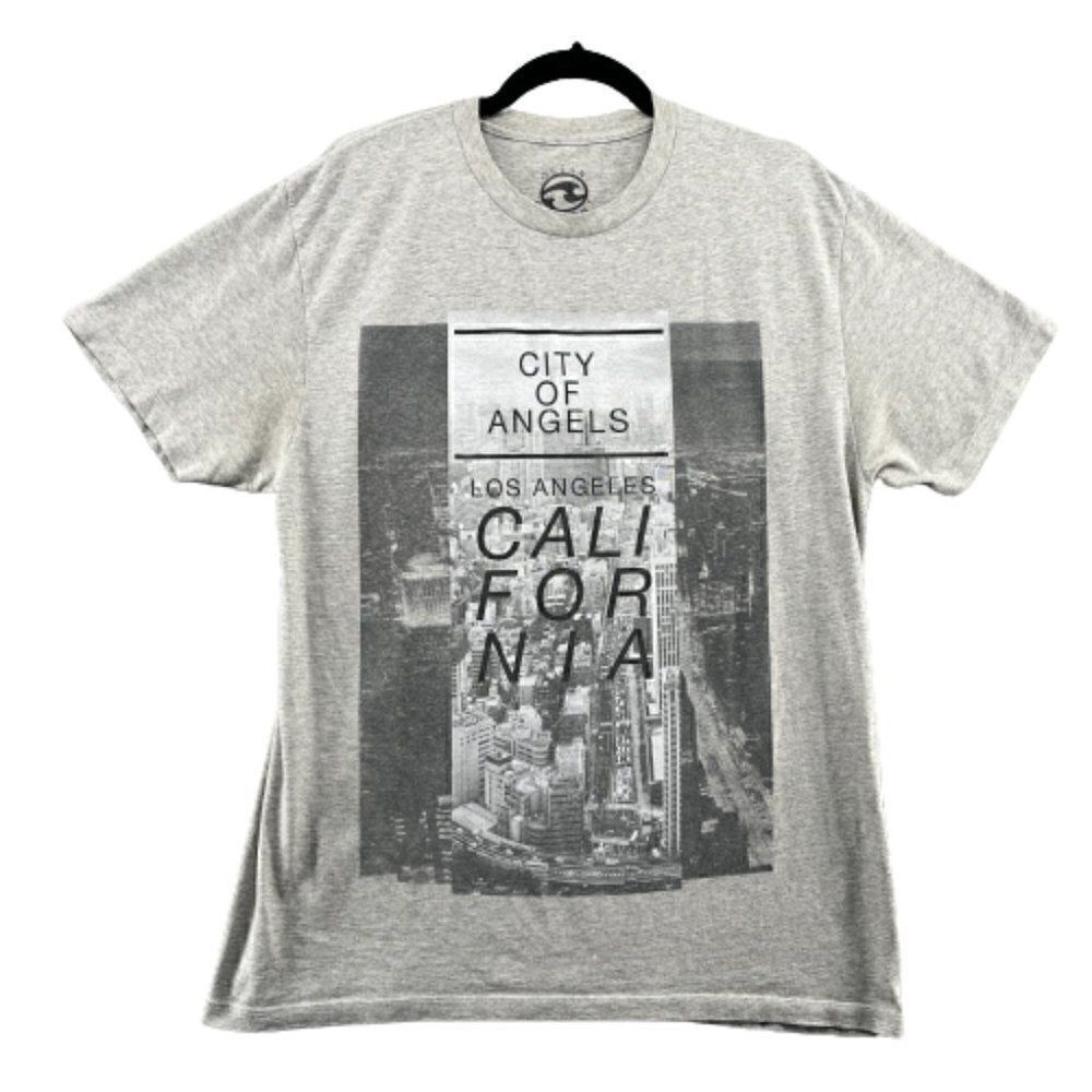 Ocean Current Los Angeles Graphic Tee Shirt Size Large